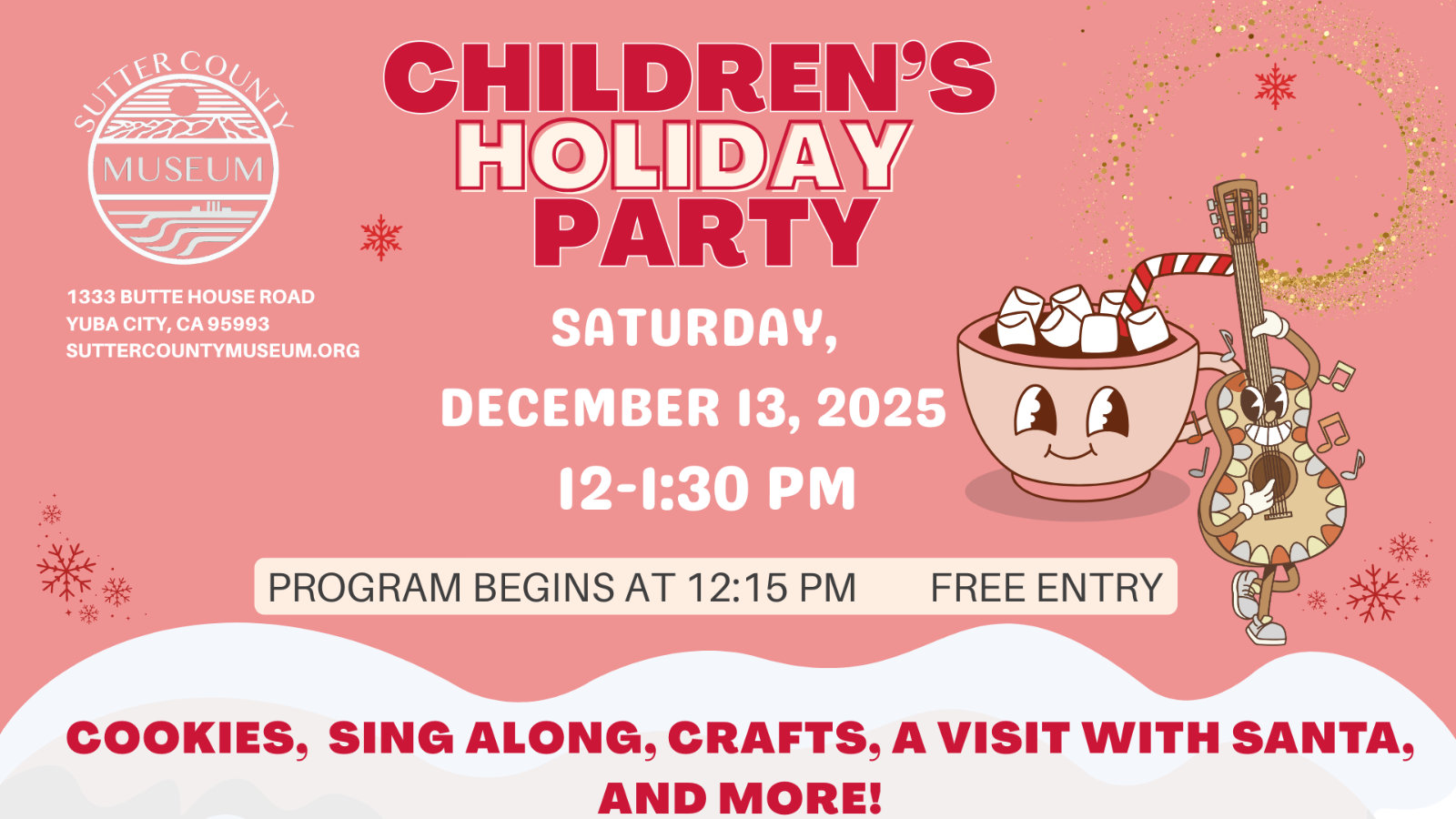 Children's Holiday Party flyer